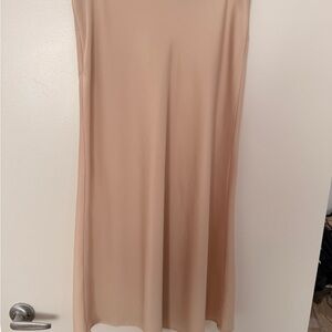 SHEIN Cream A-Line Skirt